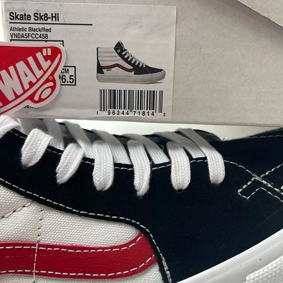 Vans WMNS Skate Sk8-Hi
Athletic Black/Red
VN0A5FCC458 Sneakers - Picture 14 of 16